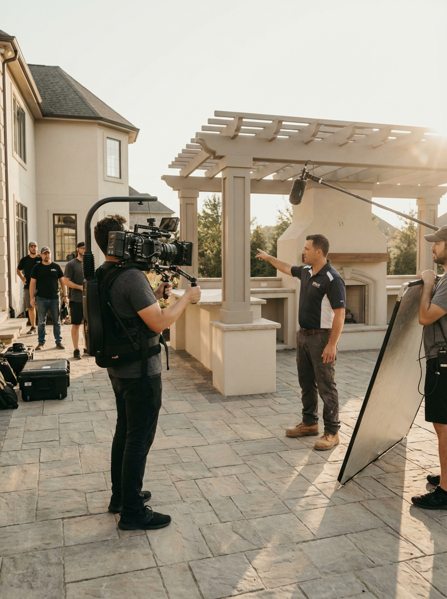 Professional video production on location